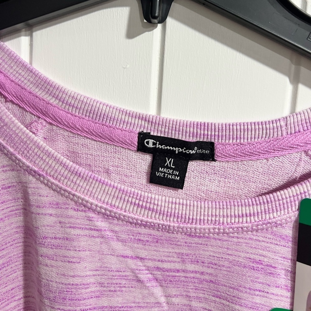 Women’s NWT New champion purple top crew XL - Picture 4 of 10